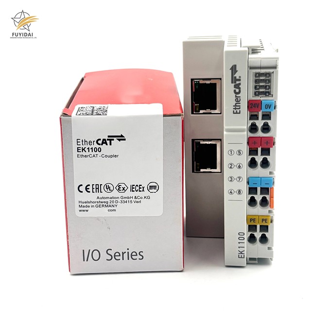 Brand New Original EK1100 PLC Automation Controller 128 I/O 240V/110V/220V Ethernet Ports for Industrial PLC Programming