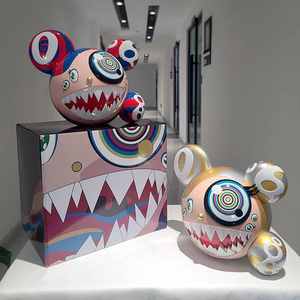 Due Yuan arte Murakami Takashi grande bocca Mr.DOB bambola di moda decorazione da tavolo per gli uomini e le donne regali - Product Image 1