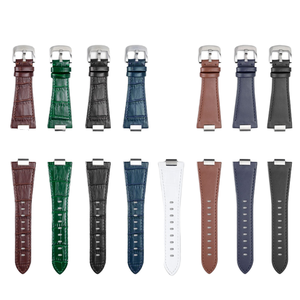 Correas de Reloj Inteligente de Cuero Genuino con Insertos Metálicos de Liberación Rápida, Transpirables y de Alta Calidad, de 27*12 mm, para Relojes PRX - Product Image 3