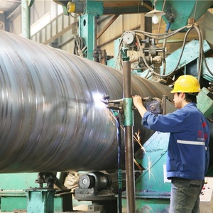 Tuyau d'<span class=keywords><strong>acier</strong></span> submergé en spirale laminé à chaud de soudure à l'arc du petit prix Q235 pour l'industrie chimique - Product Image 3