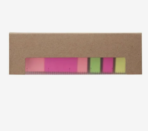 Blocs <span class=keywords><strong>de</strong></span> Notas Adhesivas Recicladas con Logotipo Personalizado Premium, Juego <span class=keywords><strong>de</strong></span> Reglas y Marcadores, Artículos <span class=keywords><strong>de</strong></span> Papelería Promocionales para Oficina - Product Image 1