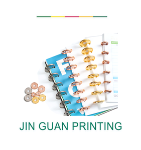 Tùy Chỉnh Hình Trái Tim Electroplated Máy Tính Xách Tay Nhựa Disc Binding Khay Nhựa 360 Độ Xoay Đĩa Khóa - Product Image 6