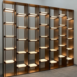 Wall-mounted <strong>Corner</strong> Showcase <strong>Cabinets</strong> Stainless Steel Frame Acrylic Shelves Modern Wine Bar <strong>Cabinet</strong> <strong>for</strong> House Living Room - Product Image 3