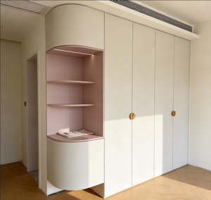 Customized Eco-Friendly Wooden Wardrobe for Clothes Bedroom Closet with Adjustable Shelves <b>Drawers</b> Wholesale Price - Product Image 6