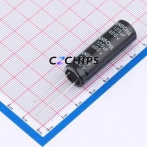 DGA400M127L404S1AA Through-Hole Aluminum Electrolytic <b>Capacitor</b> Through hole,D13xL40mm 120uF 20% 400V 5mm - Product Image 1
