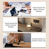 Universeller Multi-Typ-Stecker Universaladapter Kleiner Reiseadapter mit USB-Anschlüssen