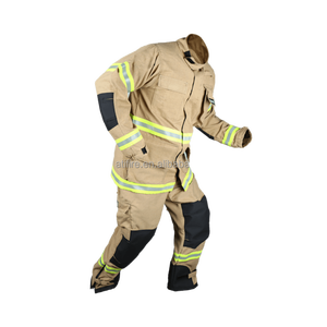 Пожарный костюм EN469, униформа пожарного для тушения стационарных возгораний, защитная одежда из номекса и арамида, огнеупорная защитная экипировка, индивидуальный пошив на заказ - Product Image 4
