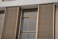 2024 nouvelle persienne pivotante extérieure en aluminium réglable pour les fenêtres à persiennes aériennes de maison et d'appartement