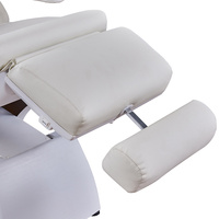 Table de soin esthétique électrique à 5 moteurs avec coussin confortable, fauteuil à cils réglable, table de traitement cosmétique