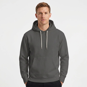 Custom Unisex Formal Hoodies New Design Digital Solid Long Sleeve 100% Cotton Fleece Casual Streetwear Half Zip for Winter - Product Image 2