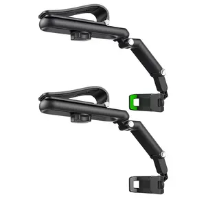 1080 rotazione Clip per auto visiera parasole supporto per telefono cellulare supporto universale per telefono per iPhone XS GPS supporto per specchietto retrovisore Clip Mobile per auto