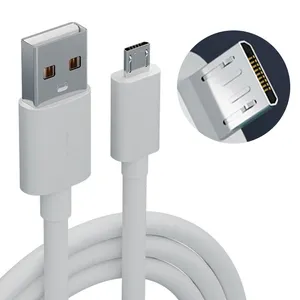 Android 1M Kabel USB C Pengisi Daya Cepat, Kabel Data USB Mikro Tipe B untuk Ponsel