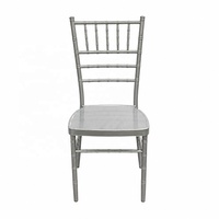 Chaise de salle à manger moderne en fer argenté, design bambou, pour hôtel, location, extérieur/intérieur, durable, pour mariages, fêtes, événements, banquets