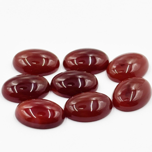 Cabochon Ovale in Agata Rossa Naturale 13x18mm, Pietra Curativa per Meditazione, per Creazione di Gioielli Fai-da-Te, Anelli e Ciondoli - Product Image 2
