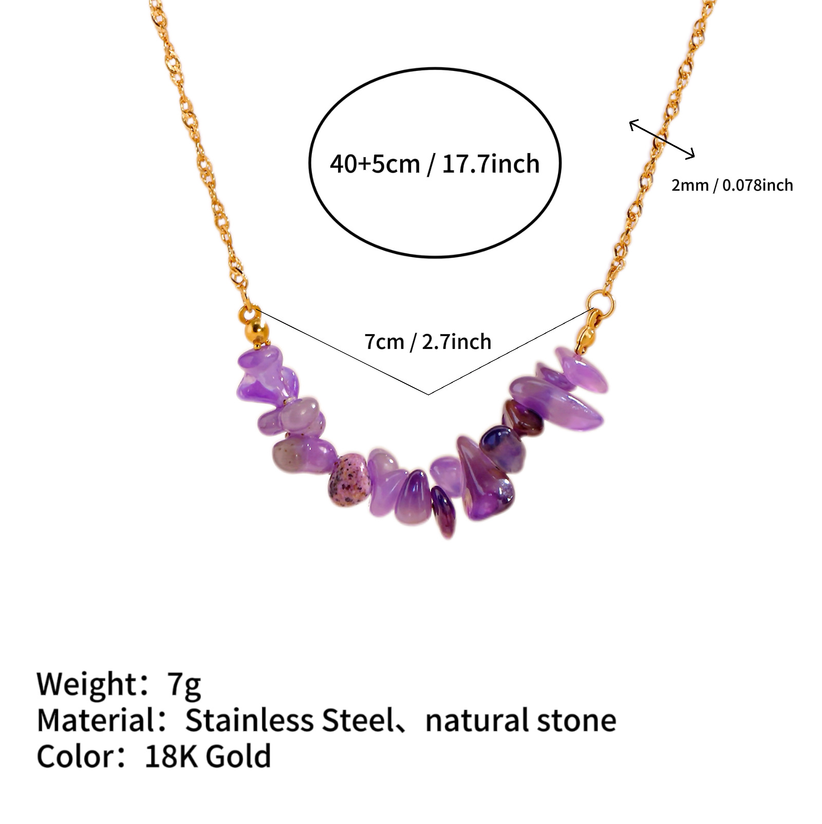 Améthyste royale violette du Brésil