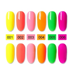 Esmalte de uñas en gel fluorescente, laca de uñas <span class=keywords><strong>semipermanente</strong></span> uv led, esmalte de uñas en gel neón de etiqueta privada - Product Image 2
