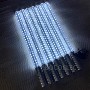 בהיר במועדון ארוך 60CM RGB נוצץ קשת צבעים led שרביט מקל עבור בקבוק