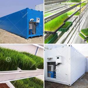 เครื่องปลูกผักไฮโดรโปนิกส์ขนาดเล็กสำหรับอุตสาหกรรมเพาะเมล็ด ปลูกต้นอ่อน หญ้าสีเขียว ผลิตอาหารสัตว์ ราคา - Product Image 5