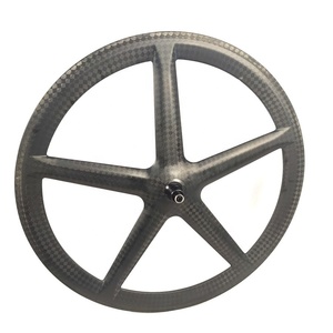 Jante de bicyclette à 5 rayons de 21mm de largeur, jantes de vélo de route et de piste, à 5 rayons, en carbone 700c, 12K - Product Image 3
