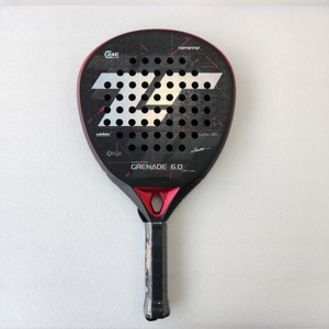 3D kết cấu sợi carbon mái chèo quần vợt với quay an toàn 24K Vật liệu net hiệu suất cuối cùng padel vợt bãi biển tennis - Product Image 3