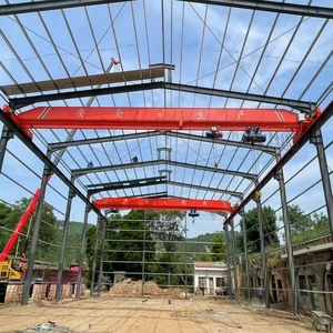 Điện trên không cần cẩu 3 tấn mái chùm 5 tấn 7.5 tấn công suất 20m max nâng chiều cao hoist <span class=keywords><strong>Crane</strong></span> động cơ bơm động cơ PLC bánh răng - Product Image 2