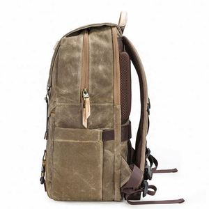 BEARKY sac à dos pour appareil photo professionnel pour DSLR étanche Durable caché compartiment pour ordinateur portable fermeture éclair pour photographie en plein air - Product Image 5
