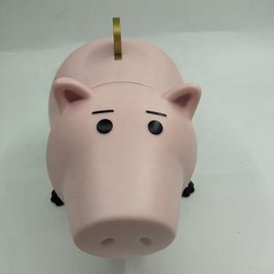 Salvadanaio per Bambini a Forma di Maialino Personalizzato in PVC Regalo con Confezione Personalizzata Banca di Plastica - Product Image 2