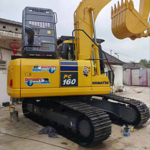 Performances supérieures, excavatrice hydraulique Komatsu PC160 d'occasion, 16 tonnes, modèle 2022, capacité de la cuve de 0,5 m, moteur principal en état de marche - Product Image 1