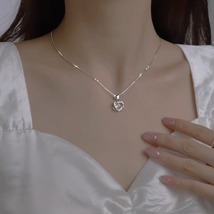Six Pointed Star Necklace For Women Tibetan Silver Pendant Geometric Design Gift Jewelry - Product Image 1