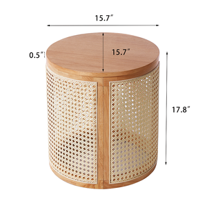 Modern Design Oak Solid Wood Side <b>Table</b> Natural Color Living Room Furniture - Product Image 2