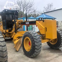 Niveleuse à moteur CAT 140K d'occasion de bonne qualité, niveleuse Caterpillar 140 Series d'origine, machine de nivellement de route en stock