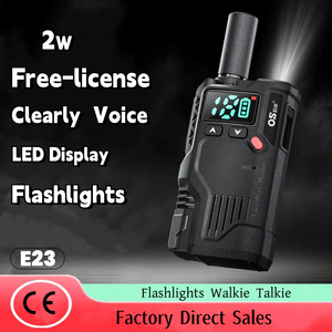 มือถือ Pmr 446 เครื่องส่งรับวิทยุ E23 ผ่าน CE telsize แบบพกพา Ptt Led Display วิทยุสองทางที่เล็กที่สุด - Product Image 2