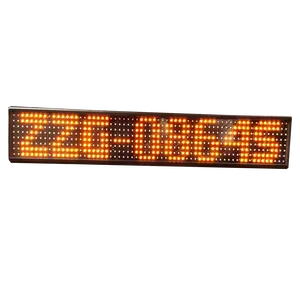 Yüksek parlaklık amber otobüs LED hedef işaretleri kapalı dış dijital işaret panosu ekran