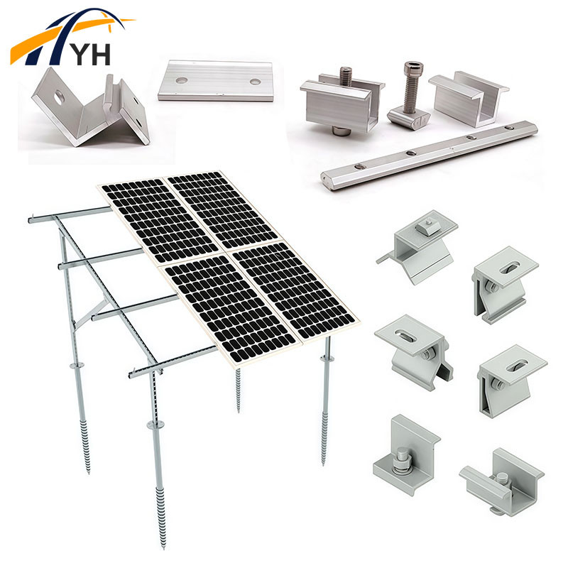 solar panel stand for ground