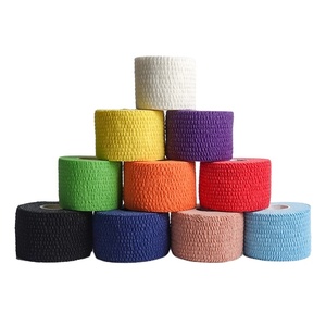 Sport Colourful Breathable Width 2inch Flexible Cotton <b>Hook</b> Grip Tape with Sticky <b>Adhesive</b> - Product Image 4