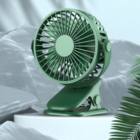 YKS-03 Portable Mini USB ventilateur de charge 360 degrés Rotation pince ventouse ABS pour poussette voiture bureau ventilateur de poche