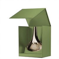 Boîte en papier de luxe, gaufrage à chaud personnalisé, laminage mat, emballage rigide pour bougie parfumée, flacon de parfum, coffret cadeau cosmétique