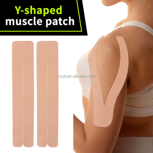 Cinta de Kinesiología en Forma de 'Y' de 5cm*25cm*20 Tiras, Precortada, Cinta Muscular Deportiva, Cinta Muscular Personalizada para Fisioterapia - Product Image 1