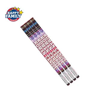 HappyFamily Factory Wholesale Wedding New Year Celebrations Birthday Party outdoor consumer fireworks 1" 8 shots Roman Candles