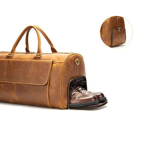 Hot Selling High Quality <b>Leather</b> <b>Duffle</b> <b>Bag</b> for <b>Men</b>-Customizable Colors Sizes & Logo OEM Service - Product Image 6