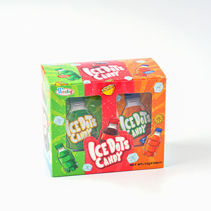 Alta calidad Mini Bite Candy <span class=keywords><strong>Ice</strong></span> Dots Cola Lemon Soda con sabor a pequeños bombones masticables Dulces Box Halal Kids 'Candy al por mayor - Product Image 3
