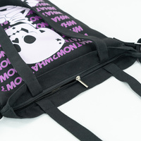 Vente en gros de grand sac fourre-tout en toile de coton à bandoulière personnalisé écologique à la mode avec une seule épaule pour étudiant