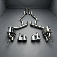 Kit d'échappement haute performance en acier inoxydable 304 pour Audi S5 3.0T, installation professionnelle non destructive, garantie 1 an