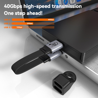 Câble USB4 Type C 240W PD à charge rapide, plat et flexible (FPC) pour appareil photo, SSD, compatible Thunderbolt 4, Mâle-Mâle