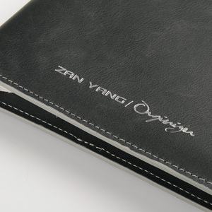 Wholesale Hardcover Journal Ultimate Fog Black Loose-Leaf Business Log Business <b>Notebook</b> - Product Image 5