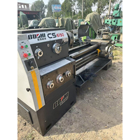 Tour à métaux d'occasion de précision CS6140, horizontal, à banc, de moyenne capacité, 220V, garantie 2 ans, moteur de broche 3kW