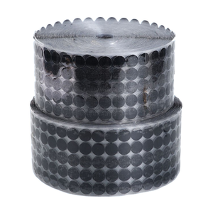 Vente en gros de points auto-adhésifs écologiques personnalisés, 70% polyester, 30% nylon, double face, pour sangle, crochet et boucle, pour jouets DIY - Product Image 1