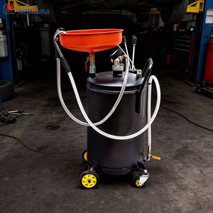 Pompe de vidange d'huile mobile 80L pour mécanicien, aspirateur de récupération d'huile usagée, équipement de collecte d'huile usagée - Product Image 5