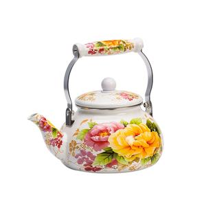 Litthing — bouilloire en acier et émail, bouilloire à fleurs, décalcomanie, personnalisable, en couleur, alimentation directe depuis l'usine - Product Image 4