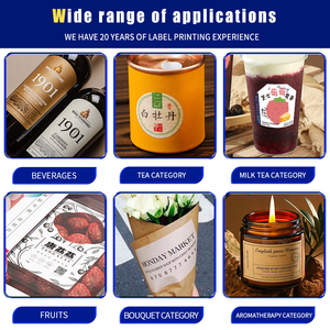 Không Thấm Nước Lá Vàng Dập Nổi In Nhãn Kết Cấu Logo Rượu Vang Nhãn Tự Dính Cuộn Vinyl Dán Bao Bì Nhãn - Product Image 5